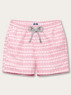 Boys Camel Mirage Pink Staniel Swim Trunks