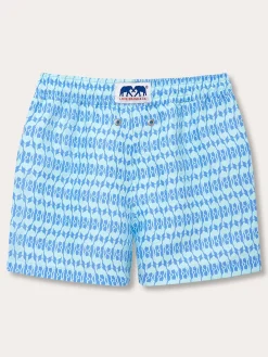 Boys Camel Mirage Sky Staniel Swim Trunks
