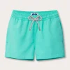Boys Cay Green Staniel Swim Trunks