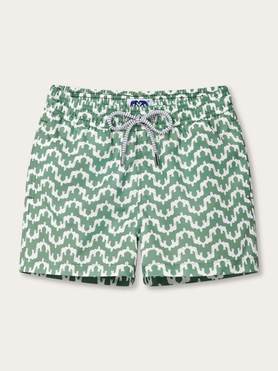 Boys Elephant Palace Green Staniel Swim Trunks