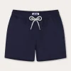 Boys Navy Blue Staniel Swim Trunks