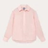 Boys Pastel Pink Abaco Linen Shirt