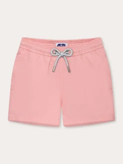 Boys Pastel Pink Swim Trunks