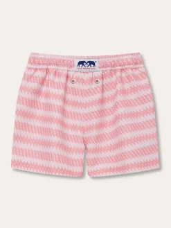 Boys Roseate Spoonbill Staniel Swim Trunks