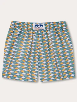 Boys Sea Flowers Staniel Swim Trunks