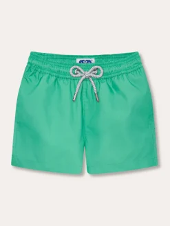 Boys Sicilian Green Staniel Swim Trunks