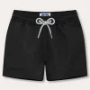 Boys Volcanic Black Staniel Swim Trunks