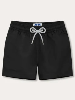 Boys Volcanic Black Staniel Swim Trunks