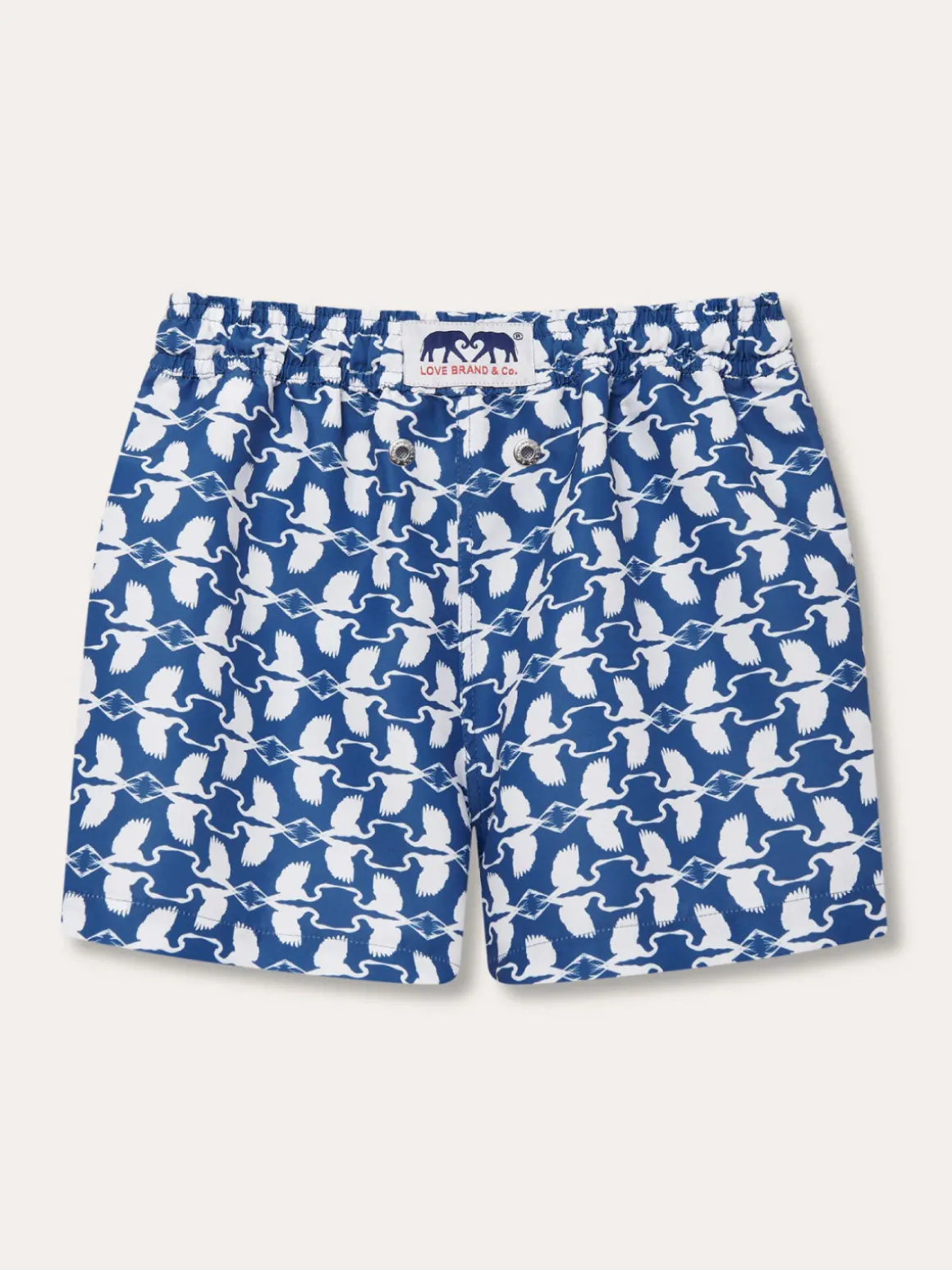 Boys White Heron Staniel Swim Trunks