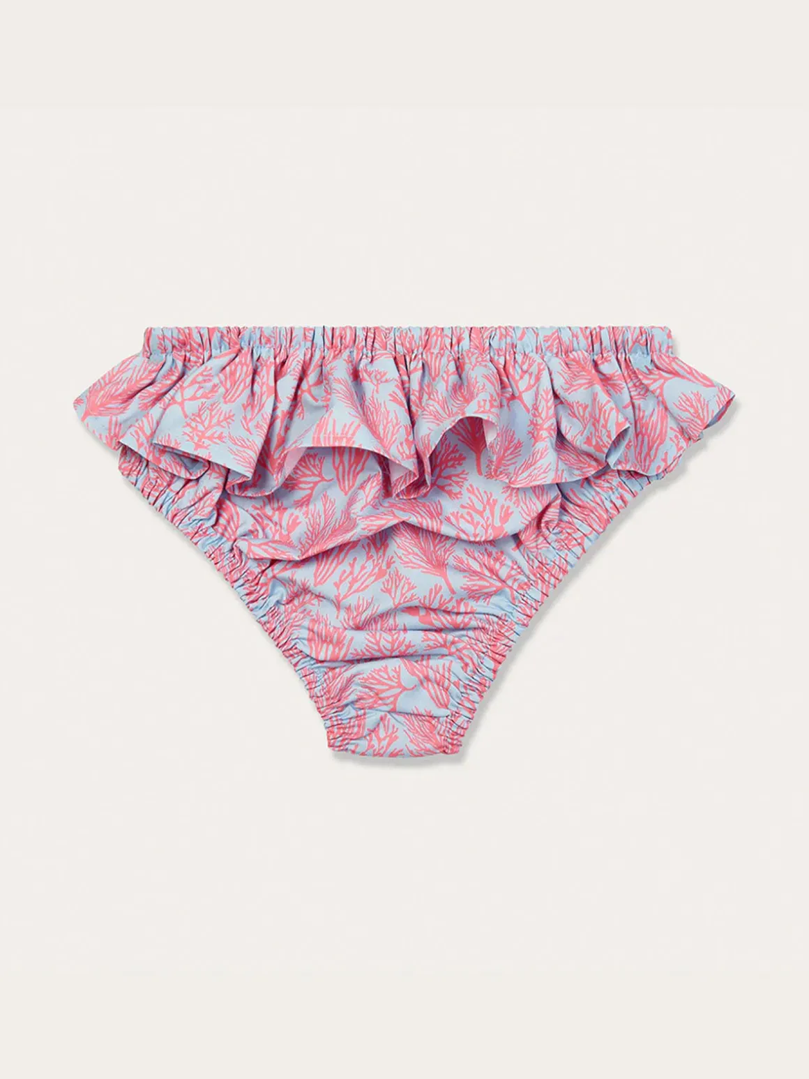 Girls Crazy Coral Calabash Bikini Bottoms