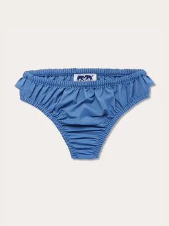 Girls Deep Blue Calabash Bikini Bottoms