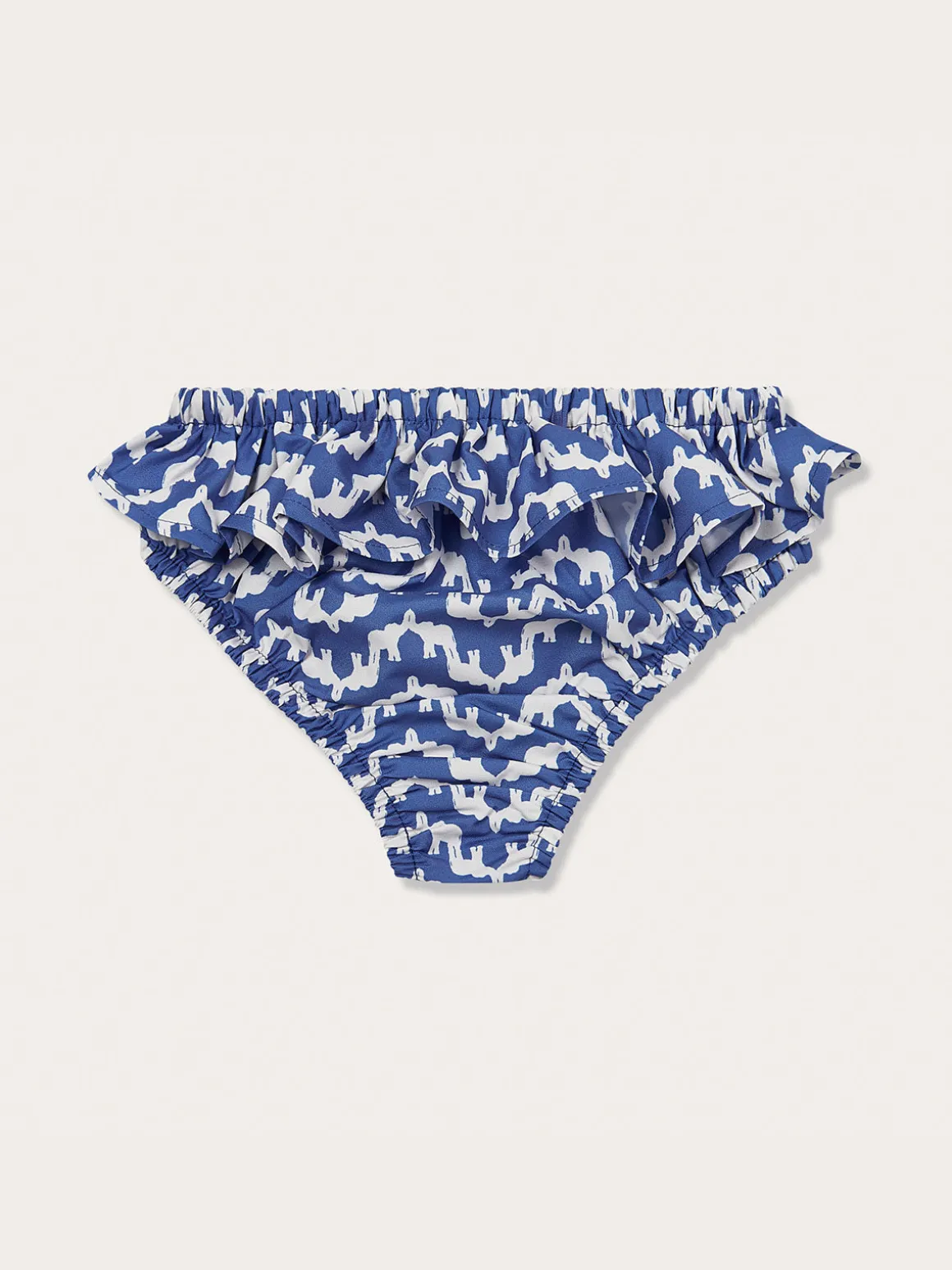 Girls Elephant Palace Blue Calabash Bikini Bottoms