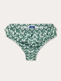Girls Elephant Palace Green Bikini Bottoms