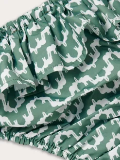 Girls Elephant Palace Green Bikini Bottoms