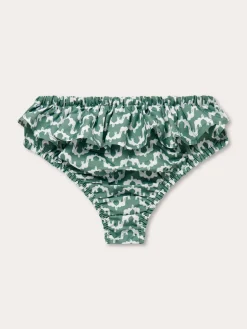 Girls Elephant Palace Green Bikini Bottoms
