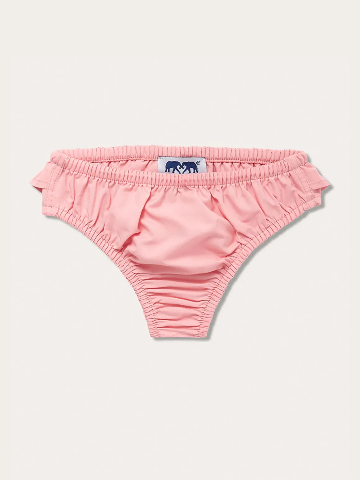 Girls Pastel Pink Calabash Bikini Bottoms
