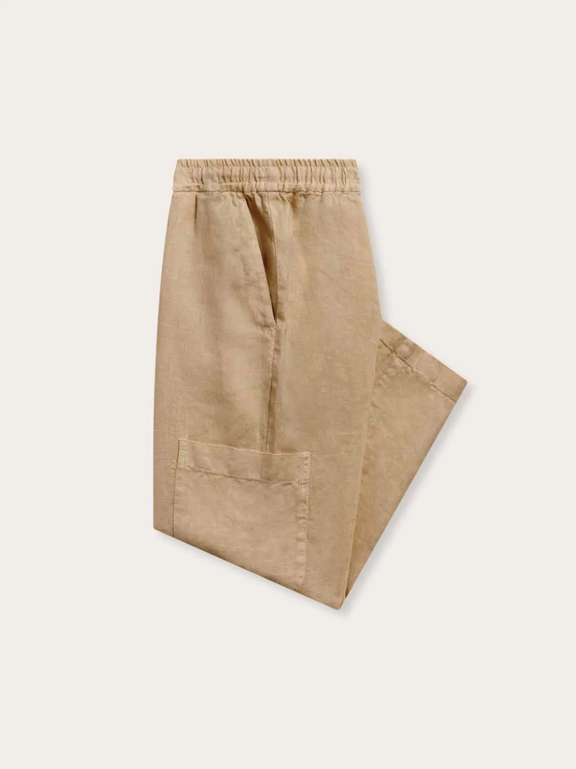 Kids Coconut Eleuthera Linen Trousers
