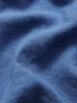 Kids Deep Blue Joulter Linen Shorts