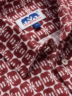 Kids Elephants of India Abaco Linen Shirt