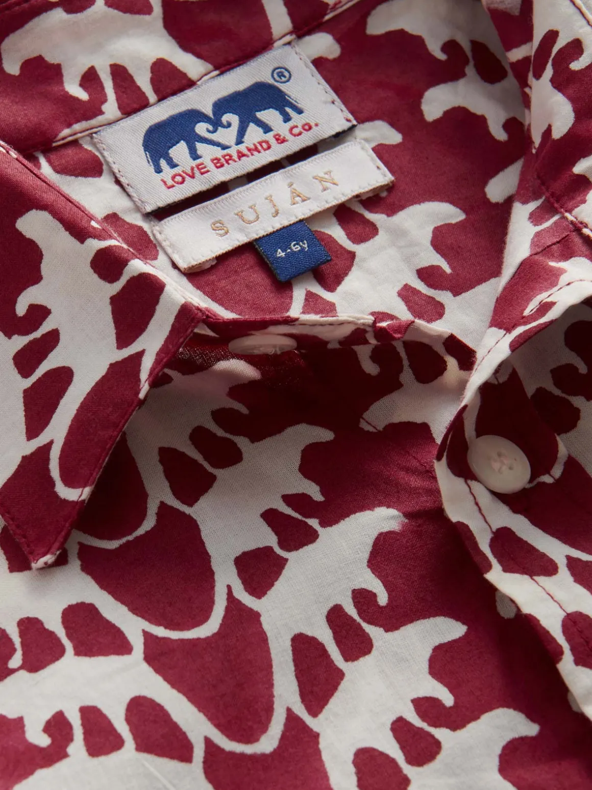 Kids Lurking Leopards Abaco Cotton Shirt