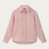 Kids Red Lines Abaco Linen Shirt