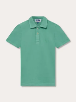 Kids Riviera Green Pensacola Polo Shirt