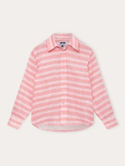 Kids Roseate Spoonbill Abaco Linen Shirt
