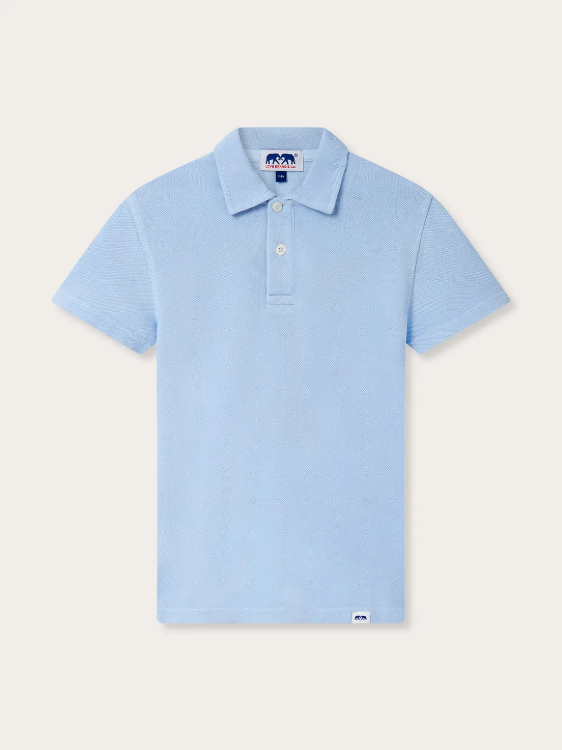 Kids Sky Blue Cotton T-Shirt