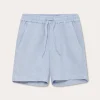 Kids Sky Blue Joulter Linen Shorts