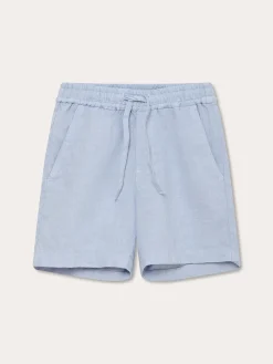 Kids Sky Blue Joulter Linen Shorts