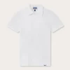 Kids White Cotton Polo Shirt