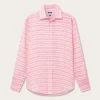 Men's Camel Mirage Pink Abaco Linen Shirt