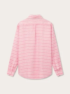 Men's Camel Mirage Pink Abaco Linen Shirt