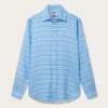 Men's Camel Mirage Sky Abaco Linen Shirt