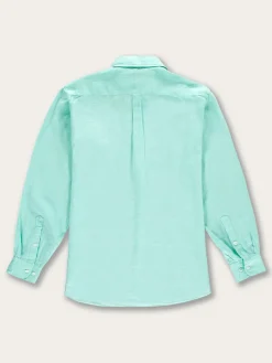 Men's Cay Green Abaco Linen Shirt