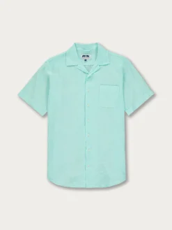 Men's Cay Green Arawak Linen Shirt