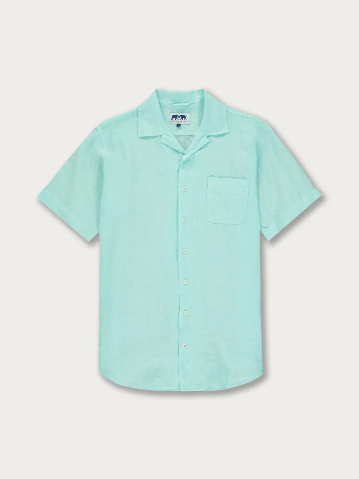 Men's Cay Green Arawak Linen Shirt