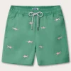Men's Changing of the Guard Embroidered Staniel Swim Trunks