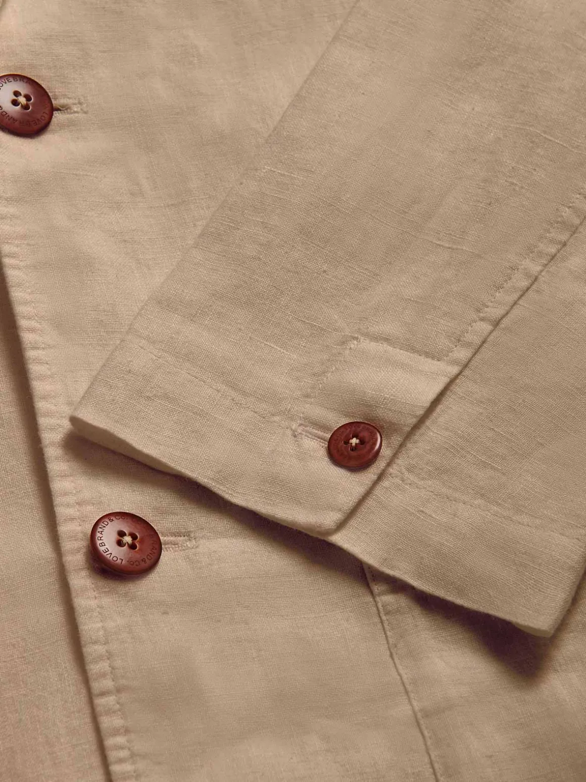 Men's Coconut Nassau Linen Jacket | LOVE BRAND & Co.