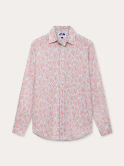 Men's Crazy Coral Abaco Linen Shirt