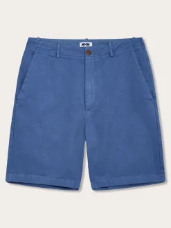 Men's Deep Blue Harvey Cotton Shorts