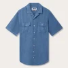 Men's Deep Blue Normans Linen Shirt