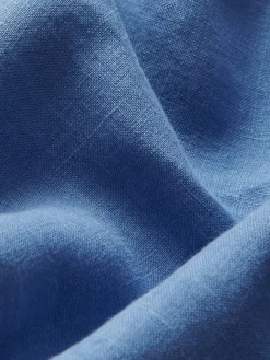 Men's Deep Blue Randall Linen Trousers
