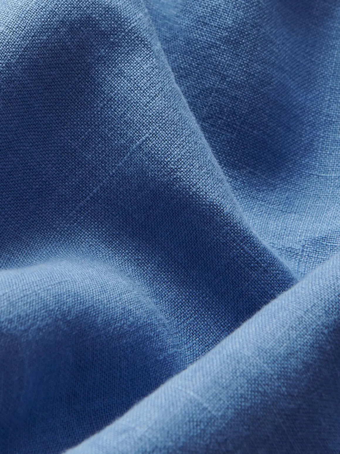 Men's Deep Blue Randall Linen Trousers