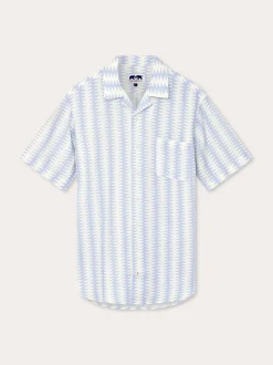 Men's Dishy Fishy Arawak Linen Shirt