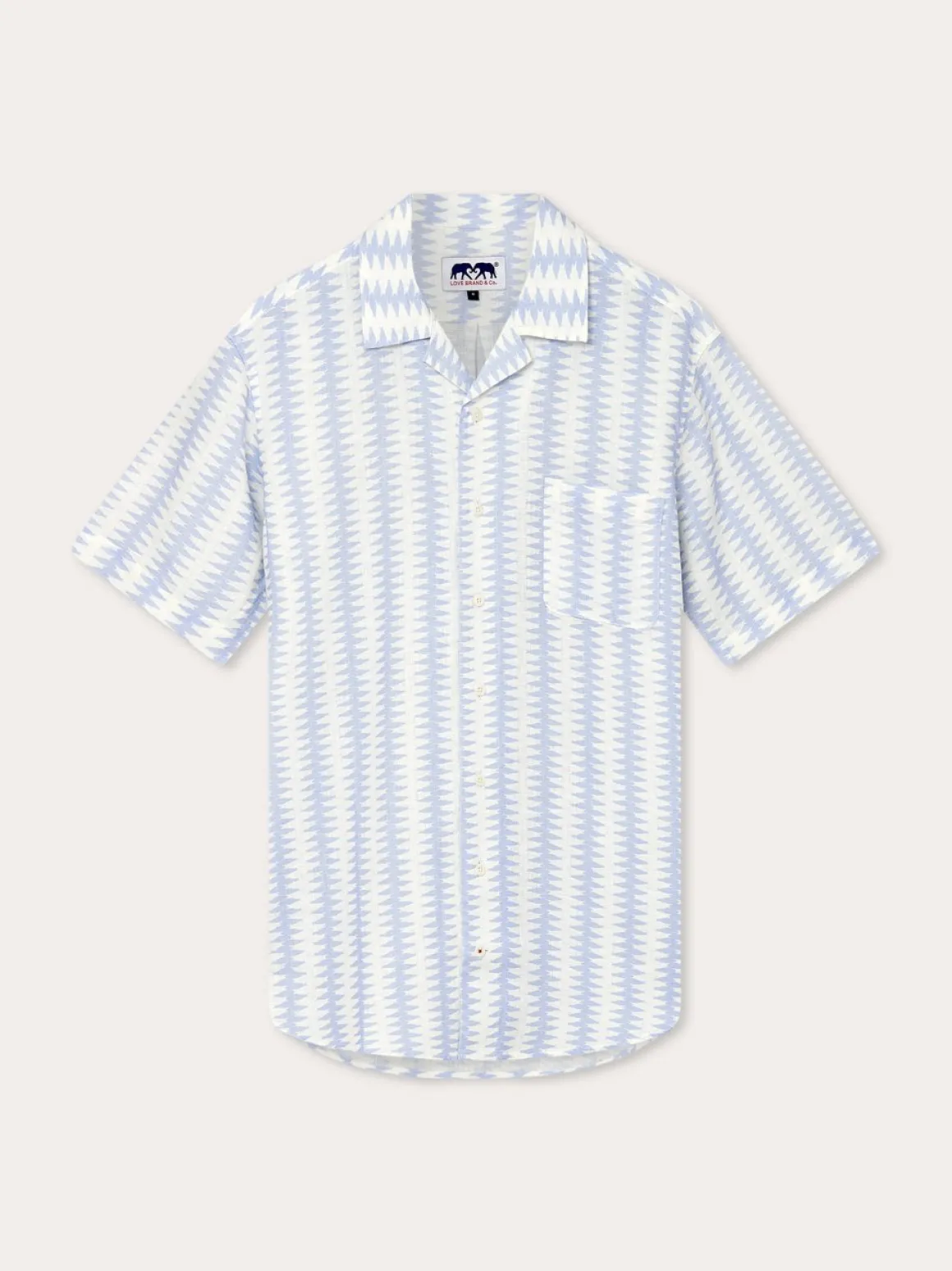 Men's Dishy Fishy Arawak Linen Shirt