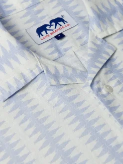 Men's Dishy Fishy Arawak Linen Shirt