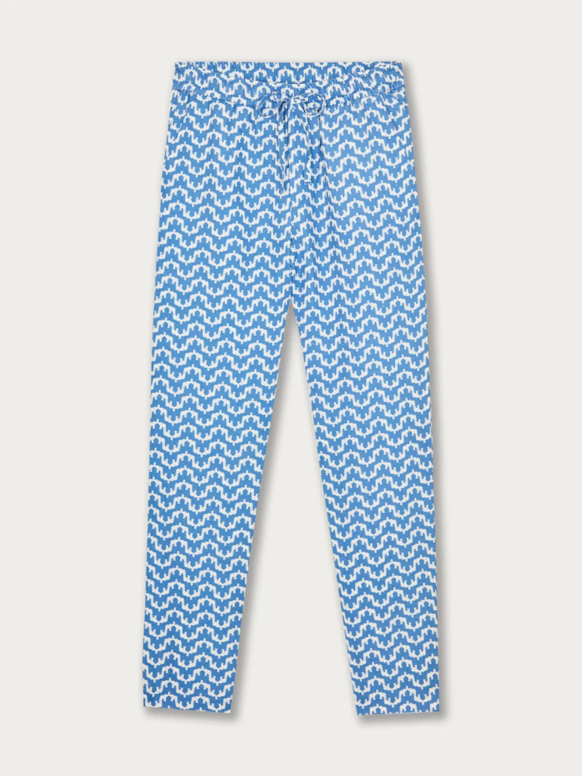 Men's Elephant Palace Blue Eleuthera Linen Trousers