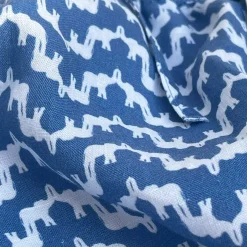 Men's Elephant Palace Blue Eleuthera Linen Trousers