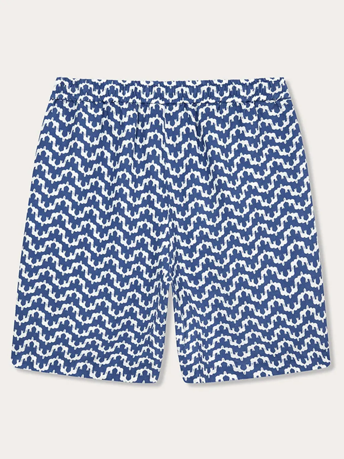 Men's Elephant Palace Blue Joulter Linen Shorts